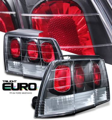 Ford Mustang Option Racing Taillights - Black Altezza - G1 - 19-18348