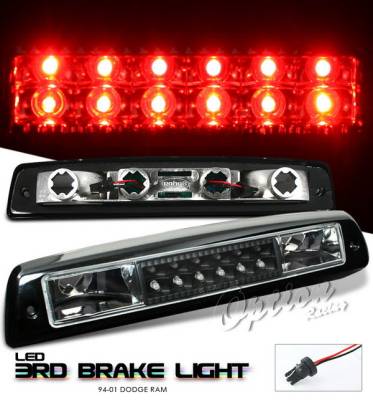 Dodge Ram Option Racing LED Third Brake Light - Black - 23-17176