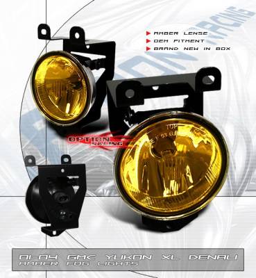 GMC Yukon Option Racing Fog Light Kit - Amber - 28-15110