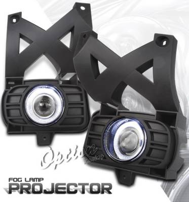 Ford Escape Option Racing Fog Light Kit - Halo Projector - 28-18237