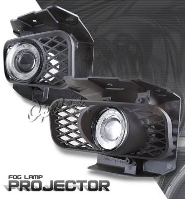 Ford F150 Option Racing Fog Light Kit - Halo Projector - 28-18243