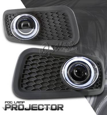 Ford F150 Option Racing Fog Light Kit - Halo Projector - 28-18244