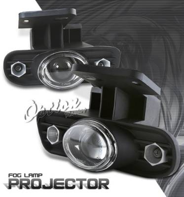 GMC Sierra Option Racing Fog Light Kit - Halo Projector - 28-19249