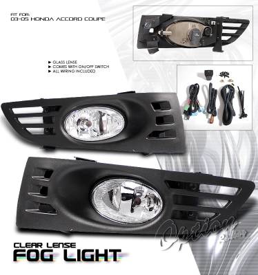 Honda Accord Option Racing Fog Light Kit - 28-20182