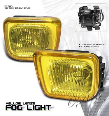 Honda Civic Option Racing Fog Light Kit - 28-20196
