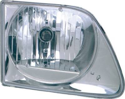 Ford F250 Pilot Chrome Headlight - Pair - HL-501MR