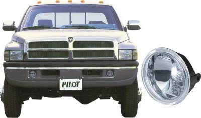 Dodge Ram Pilot Custom Driving Light Kit - Clear - Pair - PL-114C
