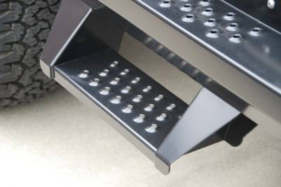 Jeep Wrangler Hyline Step Side Rocker Panel Extension Step Assembly - TJ-30SSE