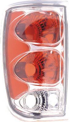 GMC Envoy Pilot Chrome Taillight - Pair - TL-607
