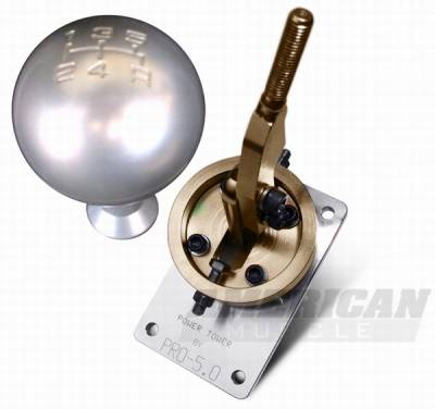 Ford Mustang Pro-5 Shifter and Mach 1 Shift Knob Combo Pack - 51005