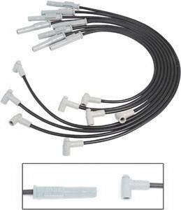 Chevrolet MSD Ignition Wire Set - Black Super Conductor - HEI - 31773