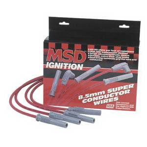 Mazda Miata MSD Ignition Wire Set - Red Super Conductor - 32599
