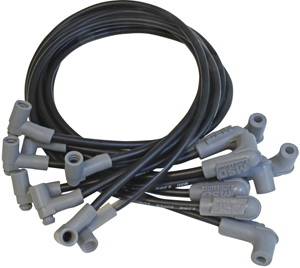 Chevrolet MSD Ignition Wire Set - Black Super Conductor - HEI - 35653