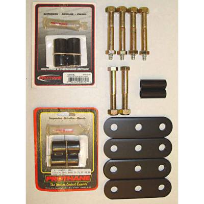 Omix Shackle - Greaseable - Heavy Duty with Black Bushings - 18265-03