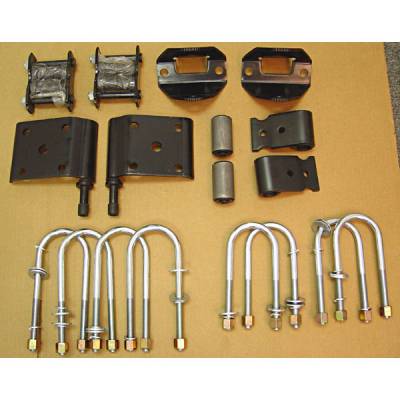 Omix Leaf Spring Mount Kit - Including 8 U-Bolts - Rear - 18271-11