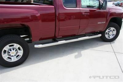 Putco - Chevrolet Silverado Putco Boss Bar Side Steps - Wheel to Wheel - 44289 - Image 4