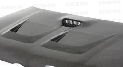 Seibon - Volkswagen Jetta Seibon ER Style Carbon Fiber Hood - HD0004VWJE-ER - Image 2