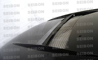 Seibon - Honda Civic Seibon VSII Style Carbon Fiber Hood - HD0204HDCVSI-VSII - Image 2
