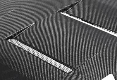 Seibon - Ford Mustang Seibon TS Style Carbon Fiber Hood - HD0506FDMU-TS - Image 2