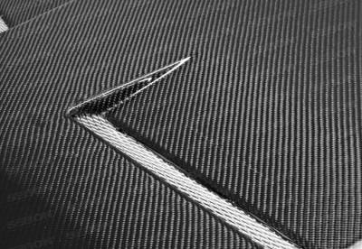 Seibon - Ford Mustang Seibon TS Style Carbon Fiber Hood - HD0506FDMU-TS - Image 4