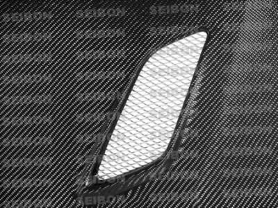 Seibon - Honda Civic 4DR Seibon MG Style Carbon Fiber Hood - HD0607HDCV4DJ-MG - Image 2