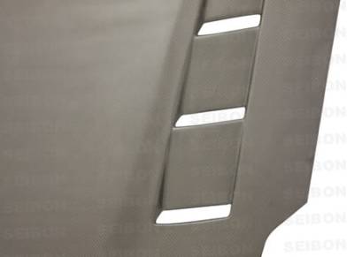 Seibon - Nissan 350Z Seibon TS Style Dry Carbon Fiber Hood - HD0708NS350-TS-DRY - Image 4