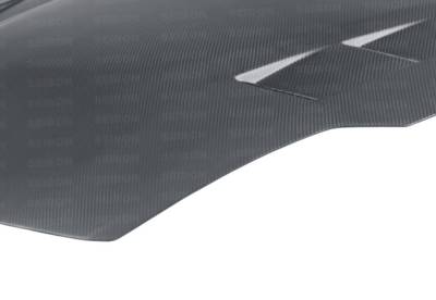 Seibon - Nissan 350Z Seibon TS Style Dry Carbon Fiber Hood - HD0708NS350-TS-DRY - Image 5