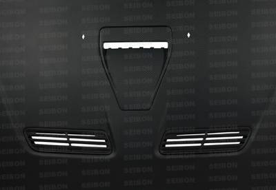 Seibon - Mitsubishi Lancer Seibon OEM Style Dry Carbon Fiber Hood - HD0809MITEVOX-OE-DRY - Image 3