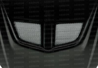 Seibon - Honda Civic Seibon EVO Style Carbon Fiber Hood - HD9698HDCV-EVO - Image 2