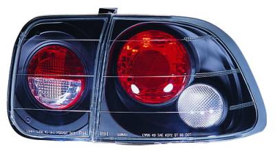 Honda Civic 4DR IPCW Taillights - Crystal Eyes - 3PC - CWT-732B2