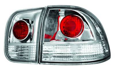 Honda Civic 4DR IPCW Taillights - Crystal Eyes - 1PC - CWT-732C