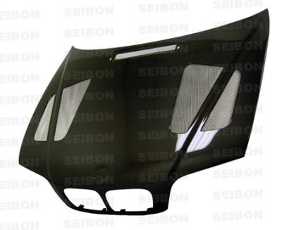 Seibon - BMW 3 Series 2DR Seibon ER Style Carbon Fiber Hood - HD9902BMWE462D-ER - Image 4