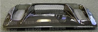 Seibon - Subaru WRX Seibon PD Style Carbon Fiber Hood Scoop - HDS0405SBIMP-PD - Image 2
