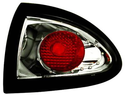 Pontiac Sunfire IPCW Taillights - Crystal Eyes - Outer - 1 Pair - CWT-CE306CS