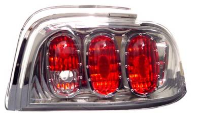 Ford Mustang IPCW Taillights - Crystal Eyes - 1 Pair - CWT-CE519C