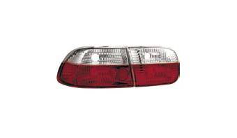 Red and Clear Taillights - Pair - MTX-09-4005-ER
