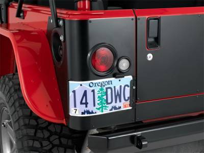 Jeep Wrangler Warrior LED Corner Plate with Cutouts