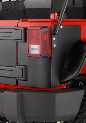 Warrior - Jeep CJ5 Warrior Rear Corner Plate - Without Holes - Image 4