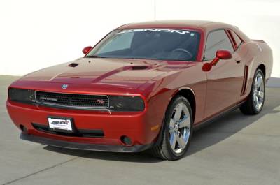 Dodge Challenger Xenon Rear Body Scoop Kit - Right And Left with Black Vinyl Inserts - 12940