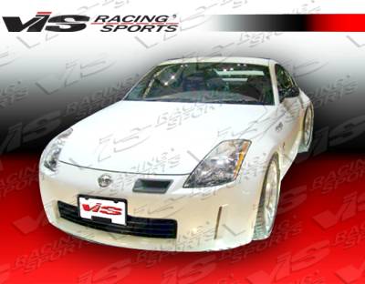 Nissan 350Z VIS Racing Techno-R Carbon Fiber Bumper Intake Duct - 03NS3502DTNR-031C