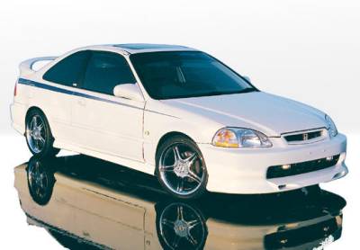 Honda Civic 2DR VIS Racing Racing Series Complete Body Kit - 4PC - 890132