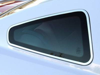 Ford Mustang Polished Quarter Window Trim - 12101