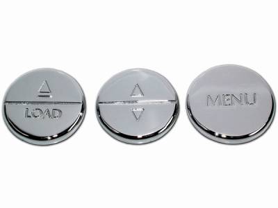 Action Artistry - Ford Mustang Action Artistry Chrome Radio Button Covers - 3 Piece - 15511 - Image 2