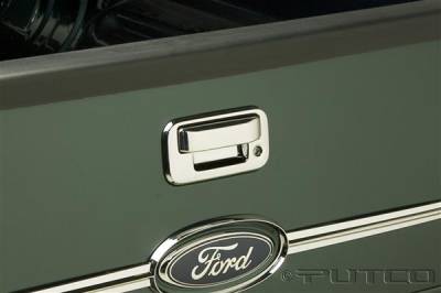 Putco - Ford F150 Putco Chromed Stainless Steel Tailgate Handle Cover - 401016 - Image 3