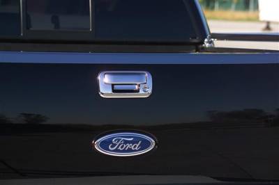 Putco - Ford F250 Superduty Putco Chromed Stainless Steel Tailgate Handle Cover - 401016 - Image 2