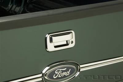 Putco - Ford F250 Superduty Putco Chromed Stainless Steel Tailgate Handle Cover - 401016 - Image 3