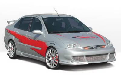 Ford Focus 4DR Wings West Bigmouth Complete Body Kit - 4PC - 890657
