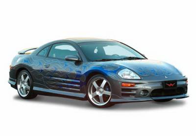 Mitsubishi Eclipse Wings West W-Type Complete Body Kit - 4PC - 890815
