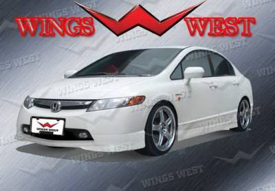 Wings West - Honda Civic Wings West VIP Complete Body Kit - 4PC - 890910 - Image 1