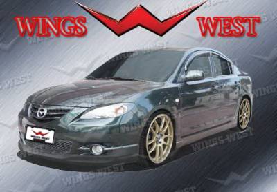 Wings West - Mazda 3 Wings West VIP Complete Body Kit - 4PC - 890923 - Image 1